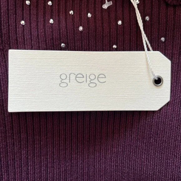 Greige Ribbed Sweater (NWT) - Picture 6 of 12